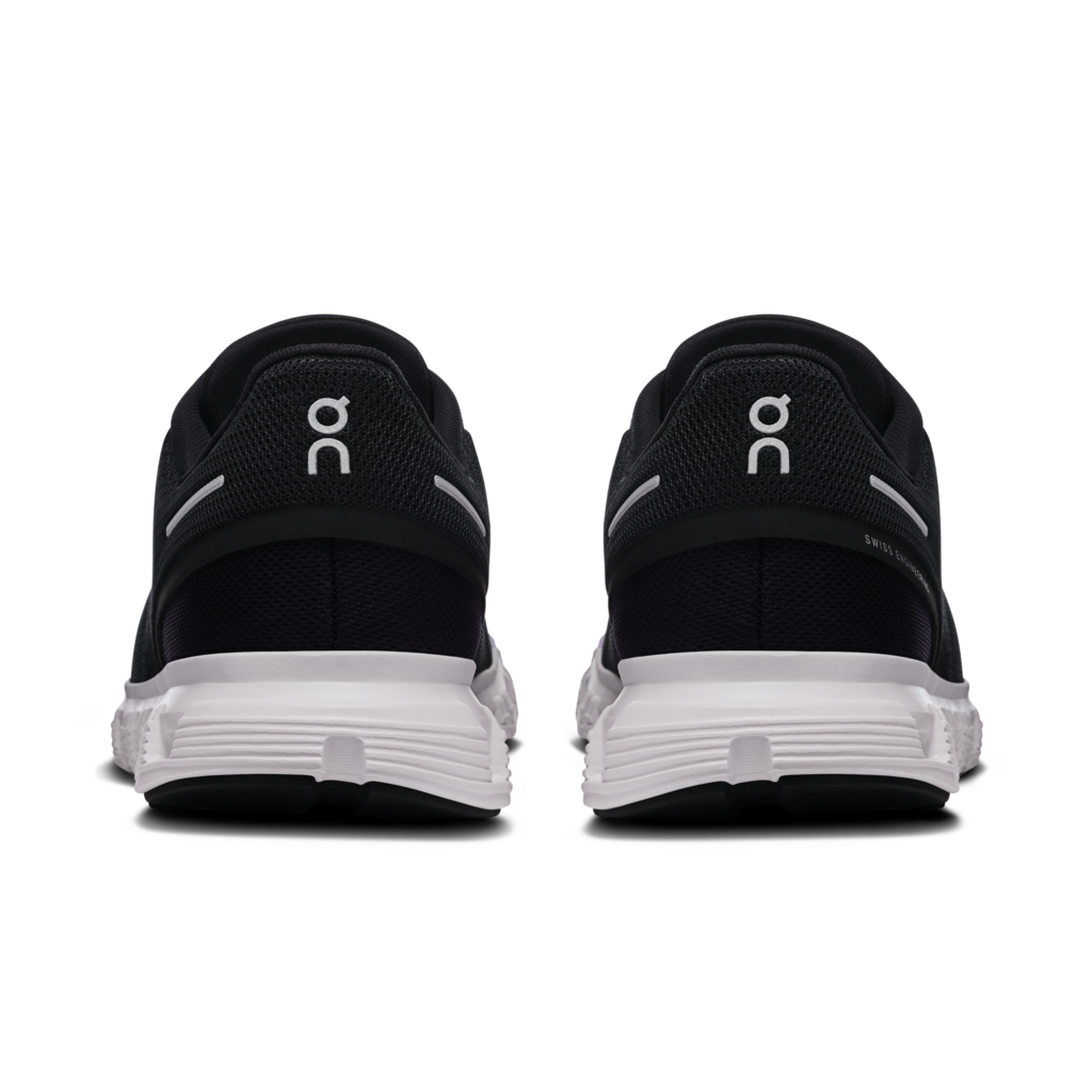 On Cloud 6 Running Shoes Women - Black/White