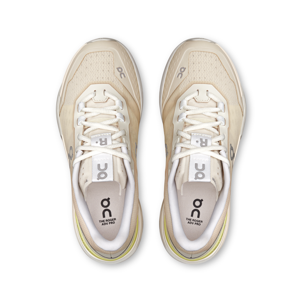 On THE ROGER Advantage Pro Tennis Shoes Women - Cream/Limelight