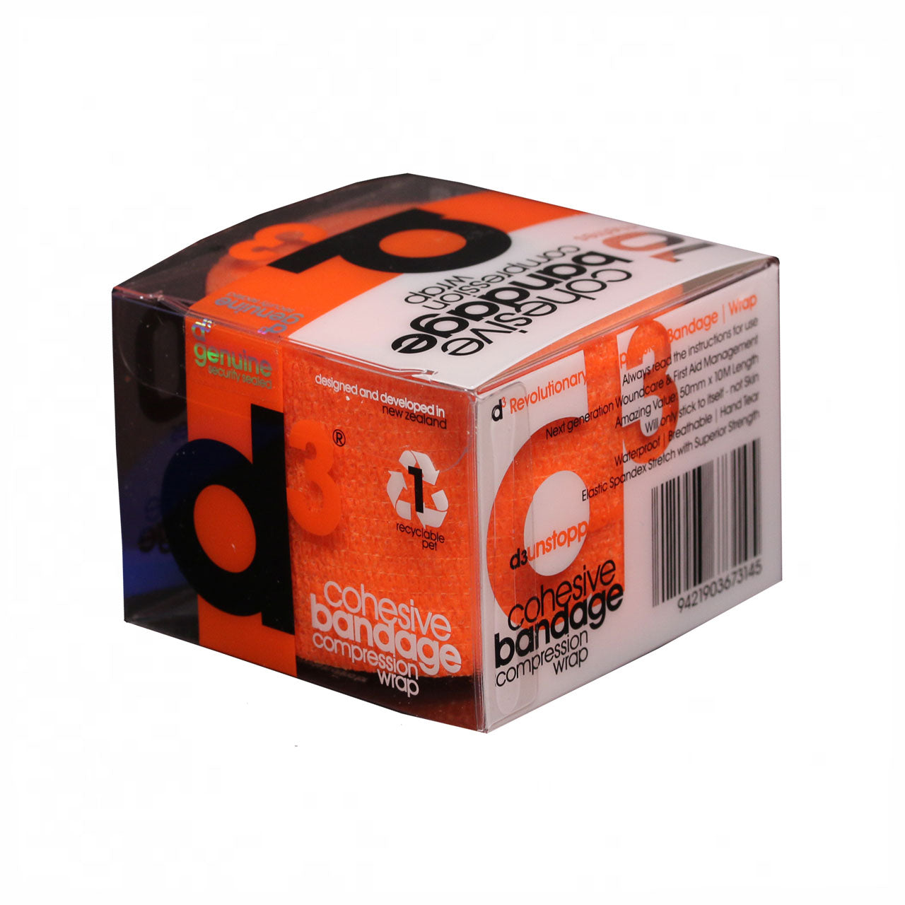 D3 Cohesive Bandage Compression Wrap 10mx50mm