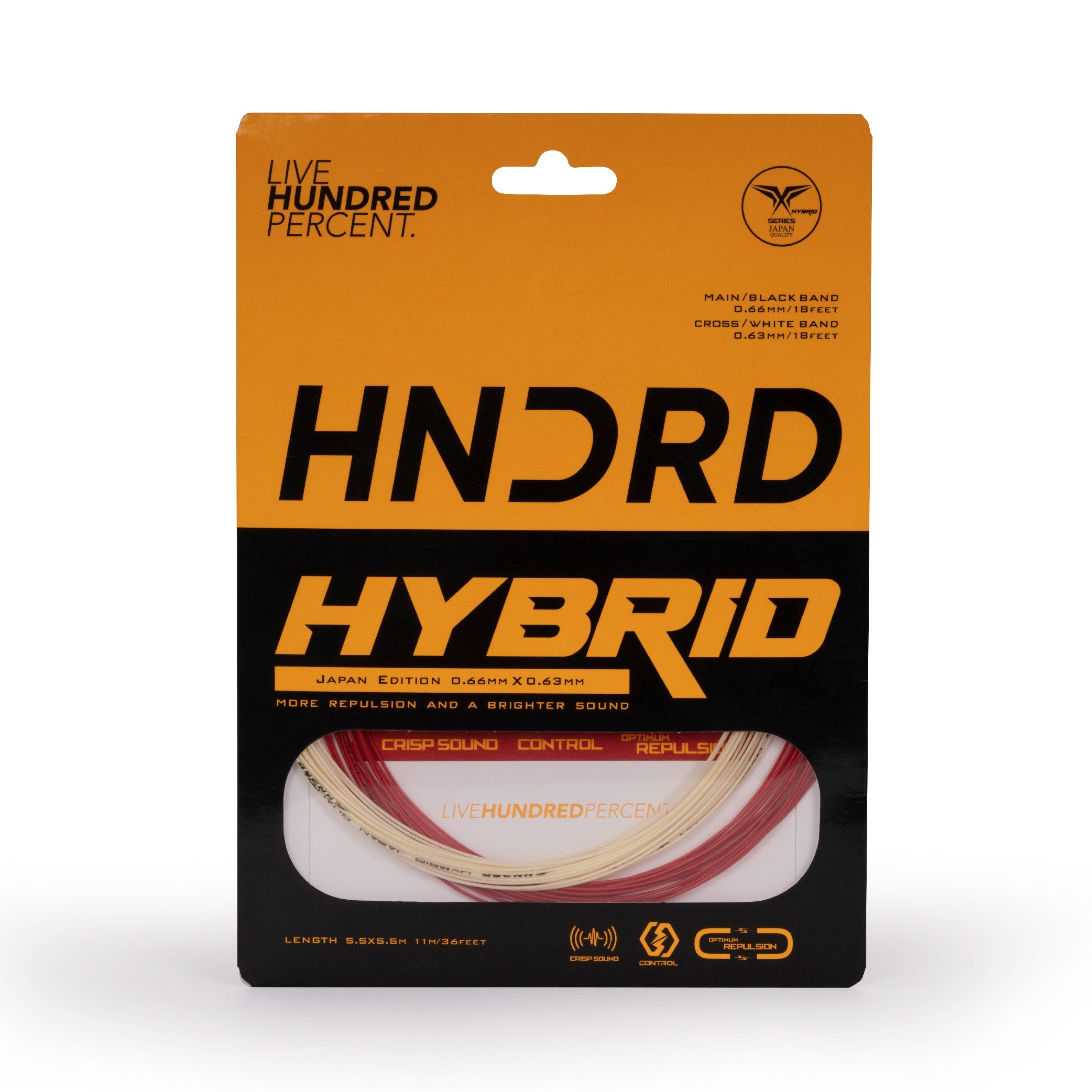 Hundred Hybrid Badminton String HBAA-2M039-1
