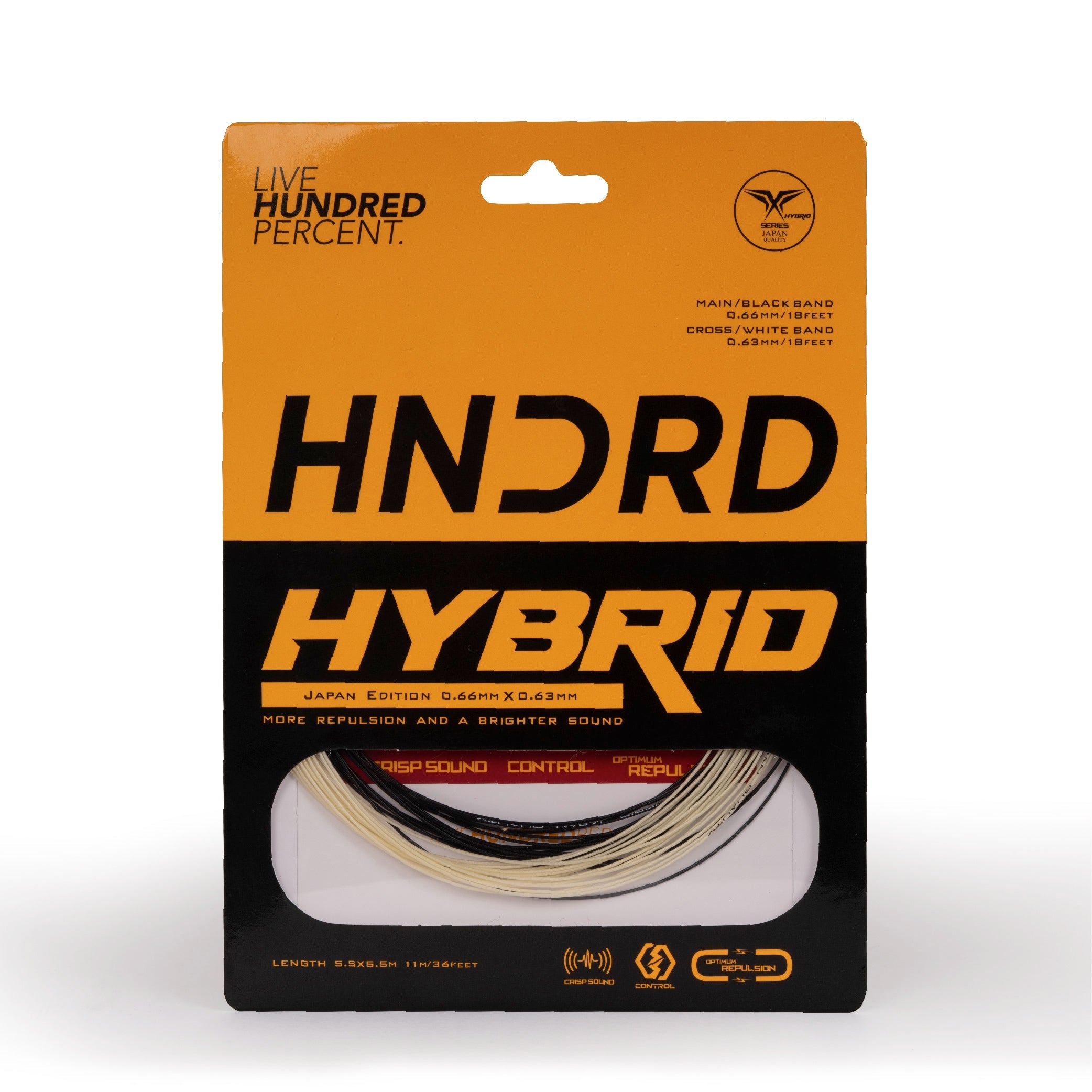 Hundred Hybrid Badminton String HBAA-2M039-3