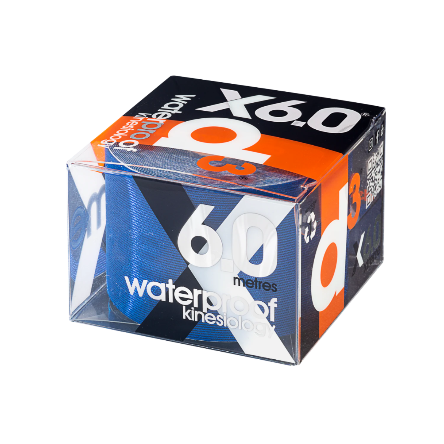 D3 X6.0 Xtreme Kinesiology Tape (Blue)
