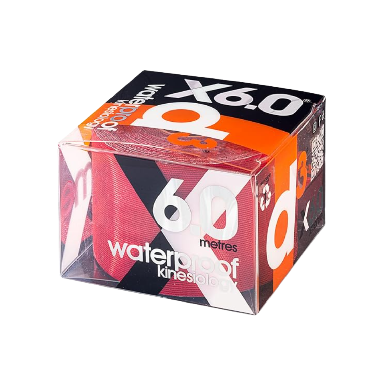 D3 X6.0 Xtreme Kinesiology Tape (Red)