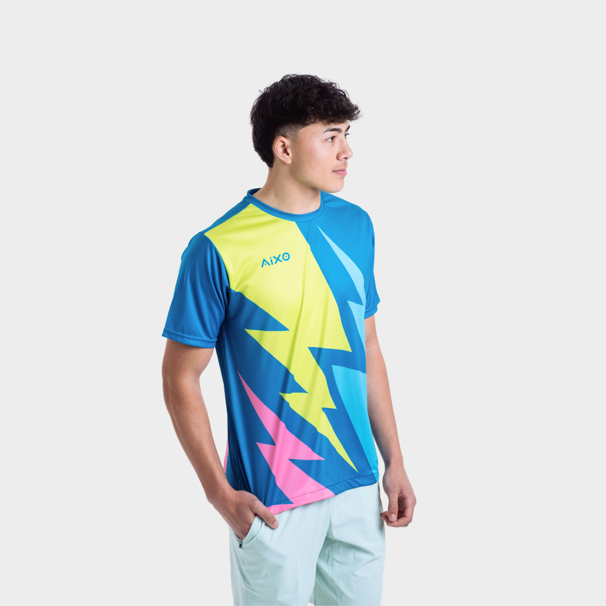 Aixo Bolt T-Shirt Mens (Pink)