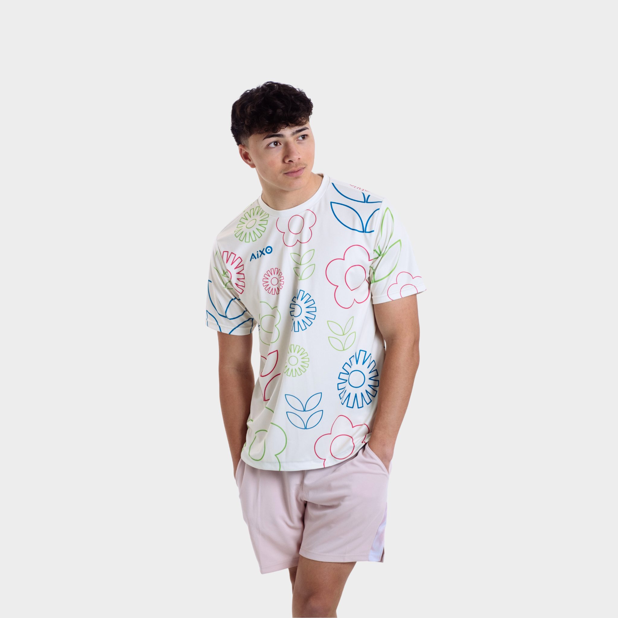 Aixo Spring Mens T Shirt Ivory