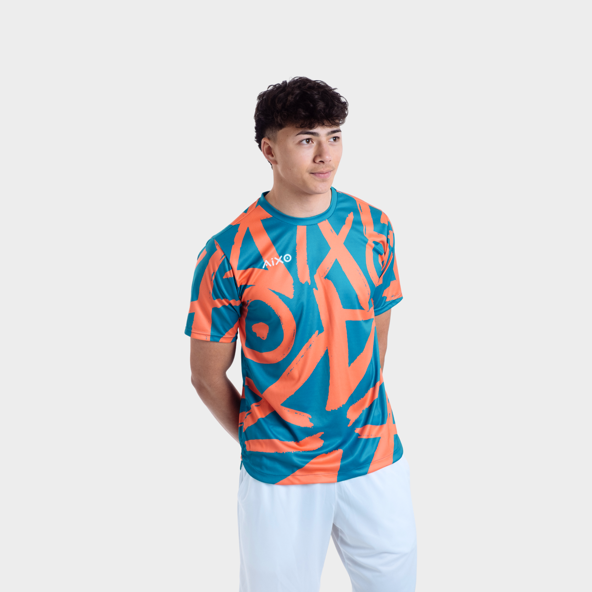 Aixo Tagged Mens T Shirt Lime