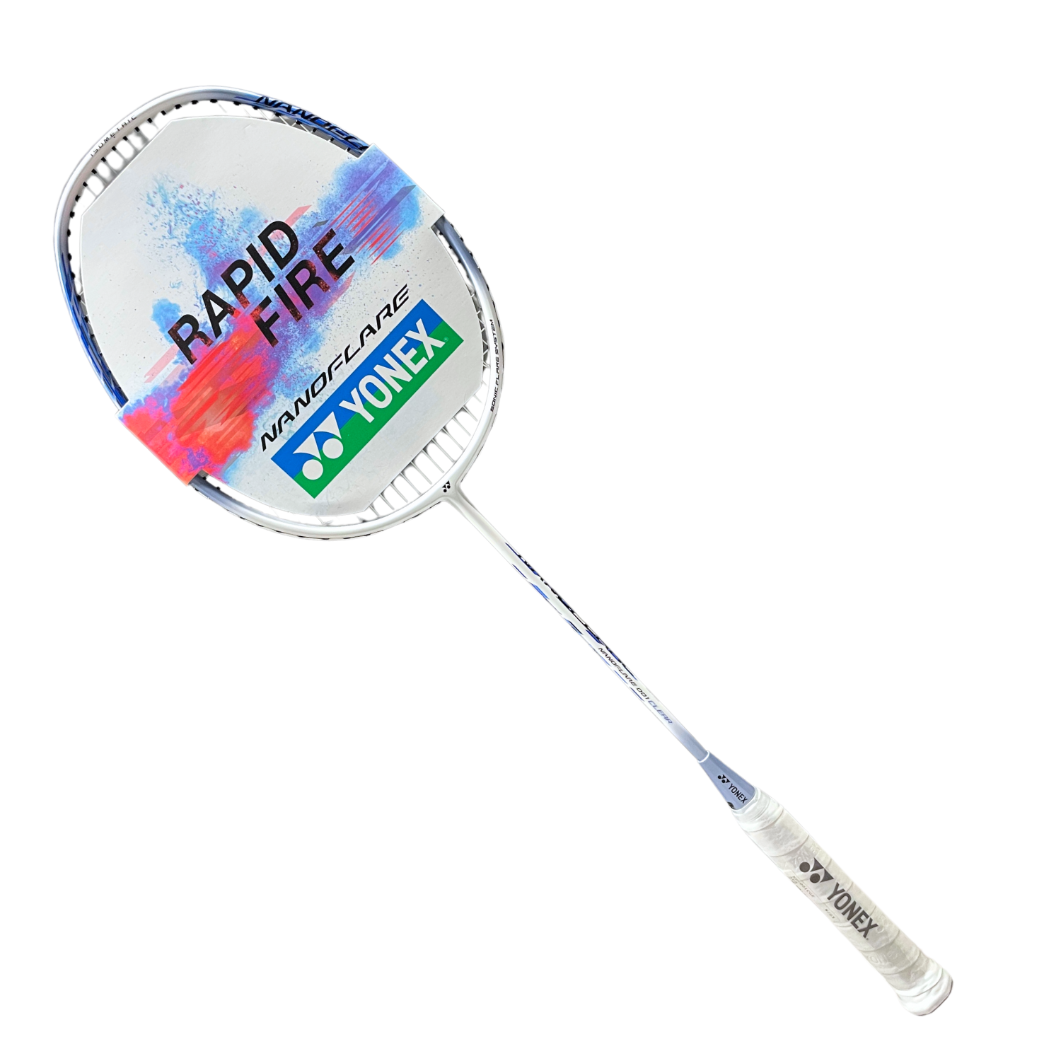 Yonex Nanoflare 001 CLEAR Badminton Racket - White/Sax