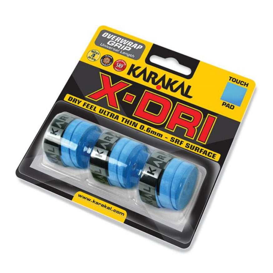 Karakal X-Dri Overgrips (3 Pieces)