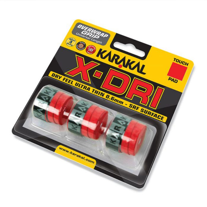 Karakal X-Dri Overgrips (3 Pieces)
