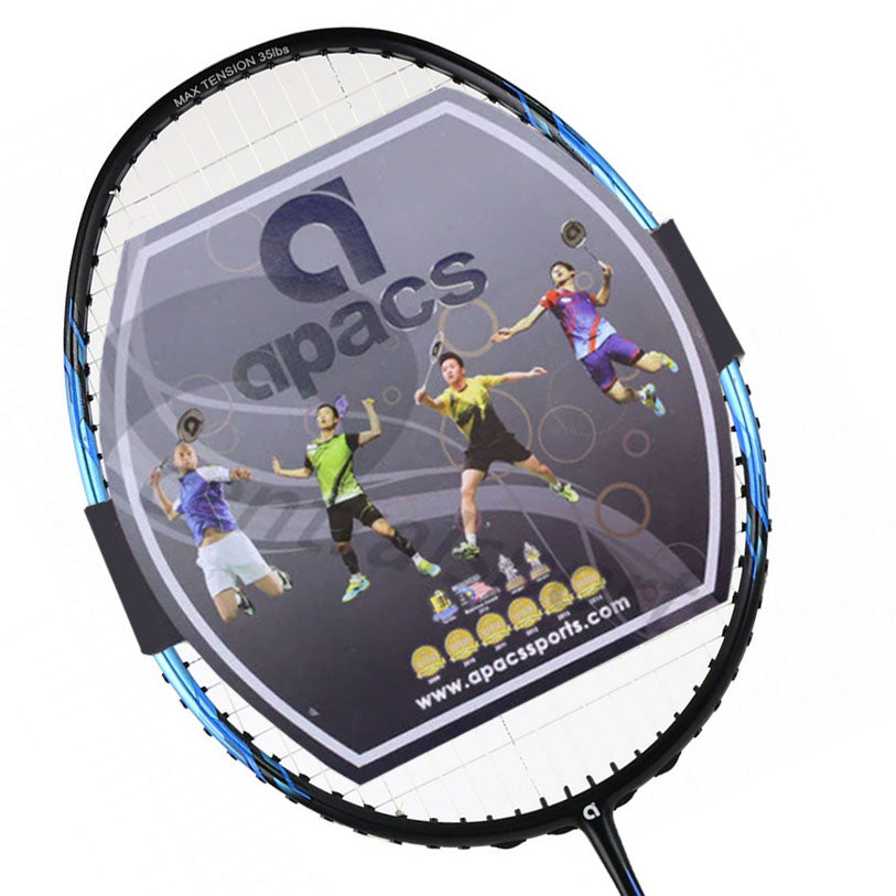 Apacs Lethal 28 Badminton Racket - Black/Blue