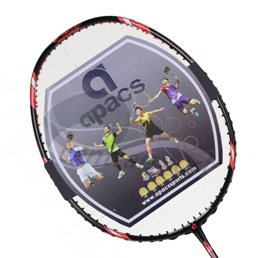 Apacs Stardom 80II Badminton Racket (Strung) - Red