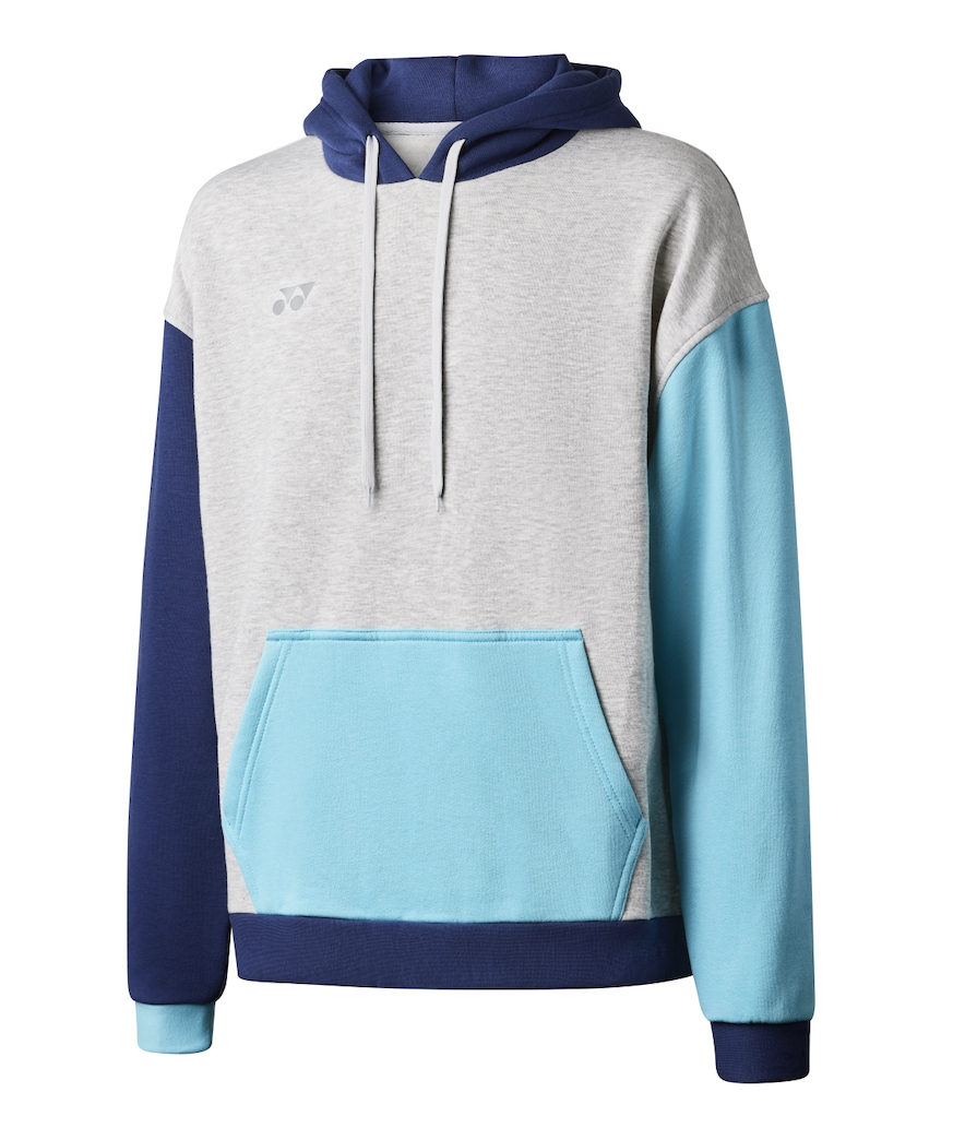 Yonex YHD323J Junior Hoodie (Grey/Navy/Sky)