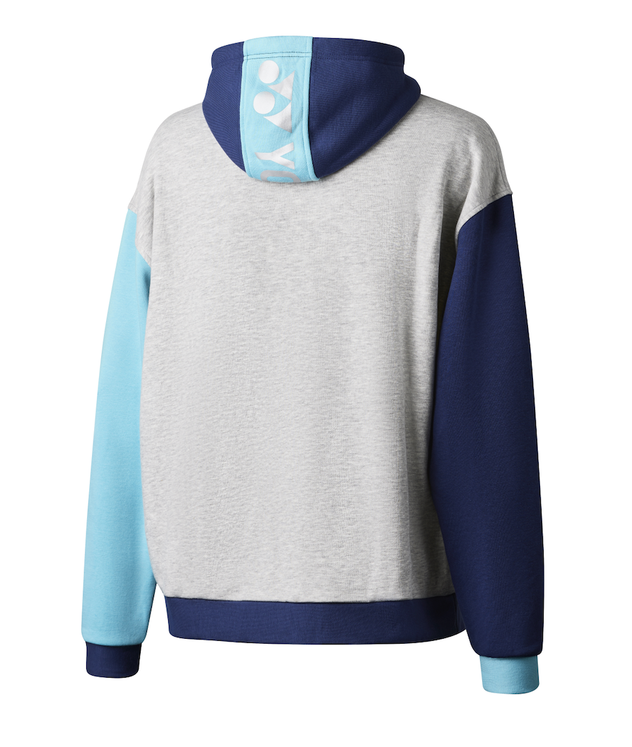 Yonex YHD323J Junior Hoodie (Grey/Navy/Sky)