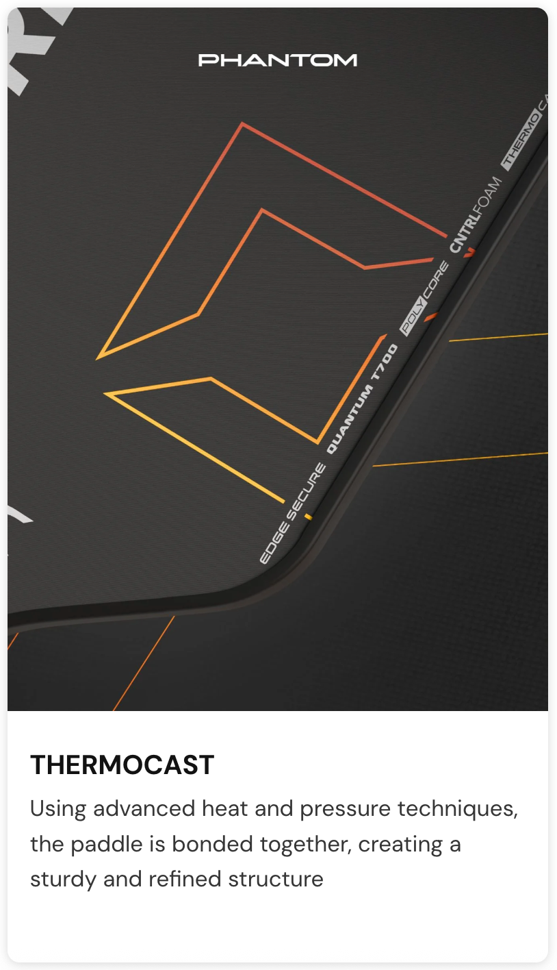 Hundred Phantom 80 Wide 13mm Pickleball Paddle HPRX-4M167-13-W