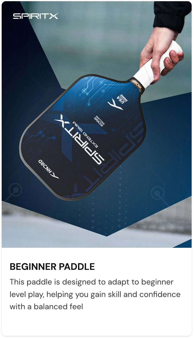 Hundred Spirit X Extend Pickleball Paddle HPRX-4M176-13-X