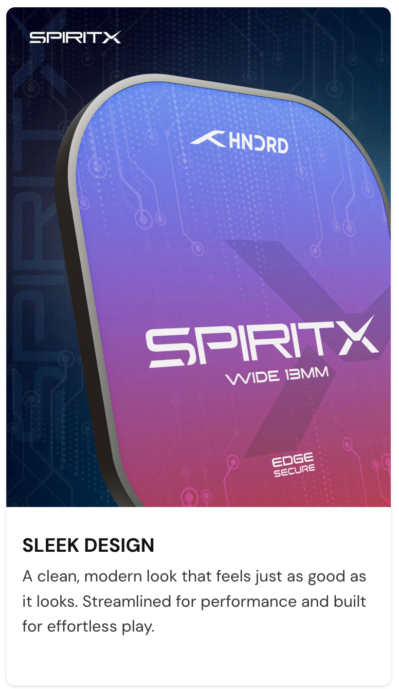 Hundred Spirit X Extend Pickleball Paddle HPRX-4M176-13-X