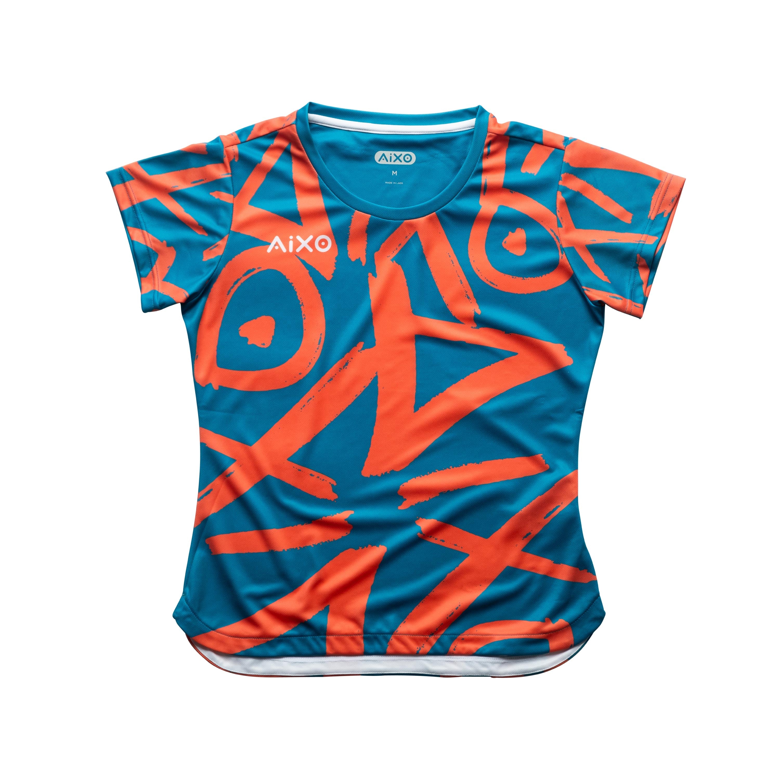 Aixo Tagged Womens T Shirt Lime