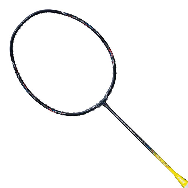 Hundred T-Fusion 300 5U Badminton Racket - Grey/Lime