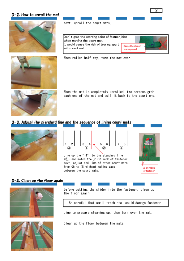 Yonex AC367 Badminton Court Mat