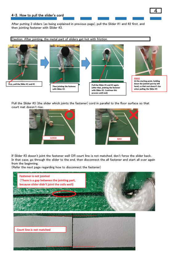 Yonex AC367 Badminton Court Mat