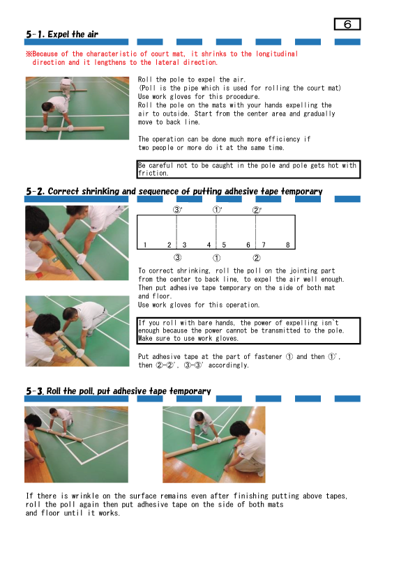 Yonex AC367 Badminton Court Mat