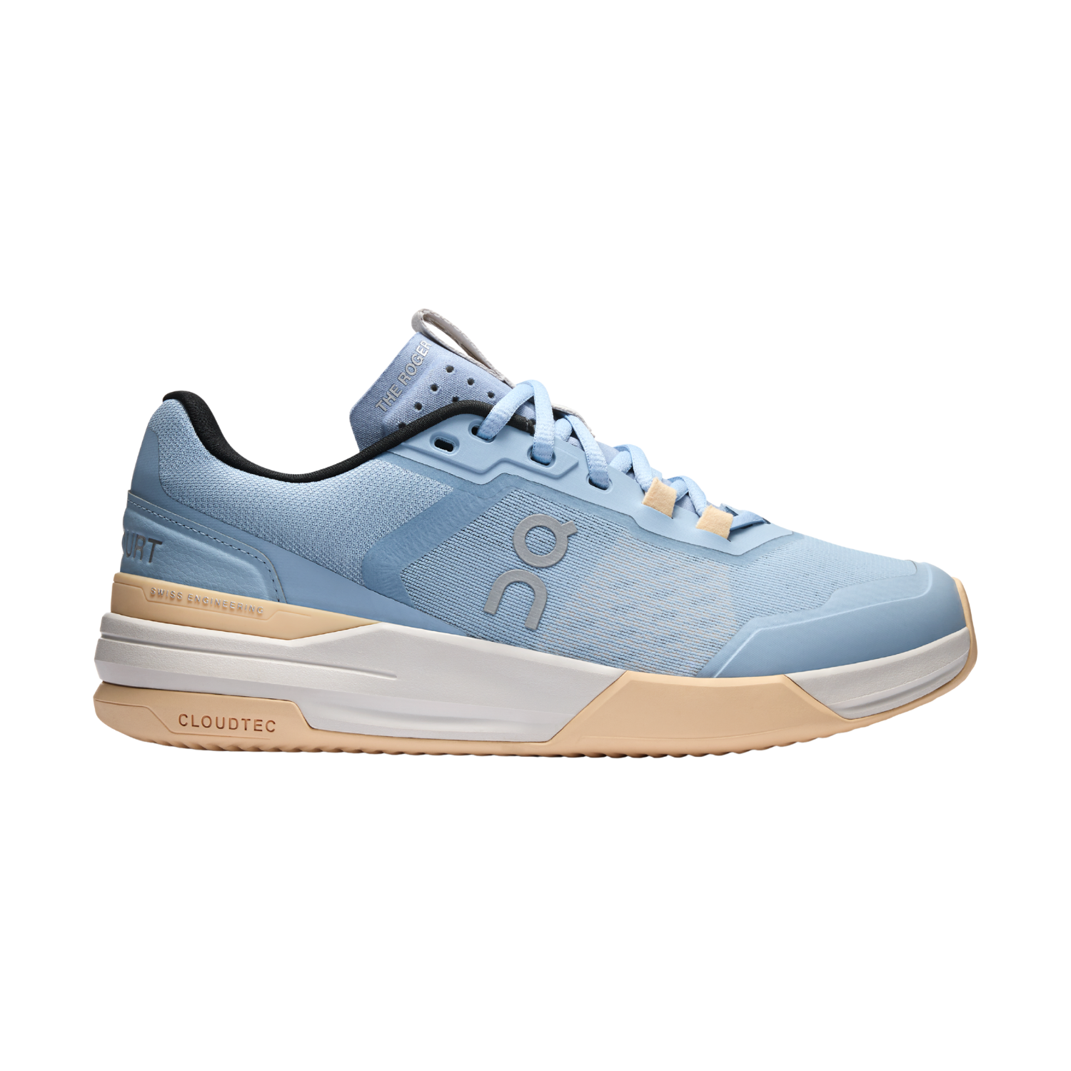 On The Roger Advantage Pro Clay Shoe Women - Chambray/Blonde