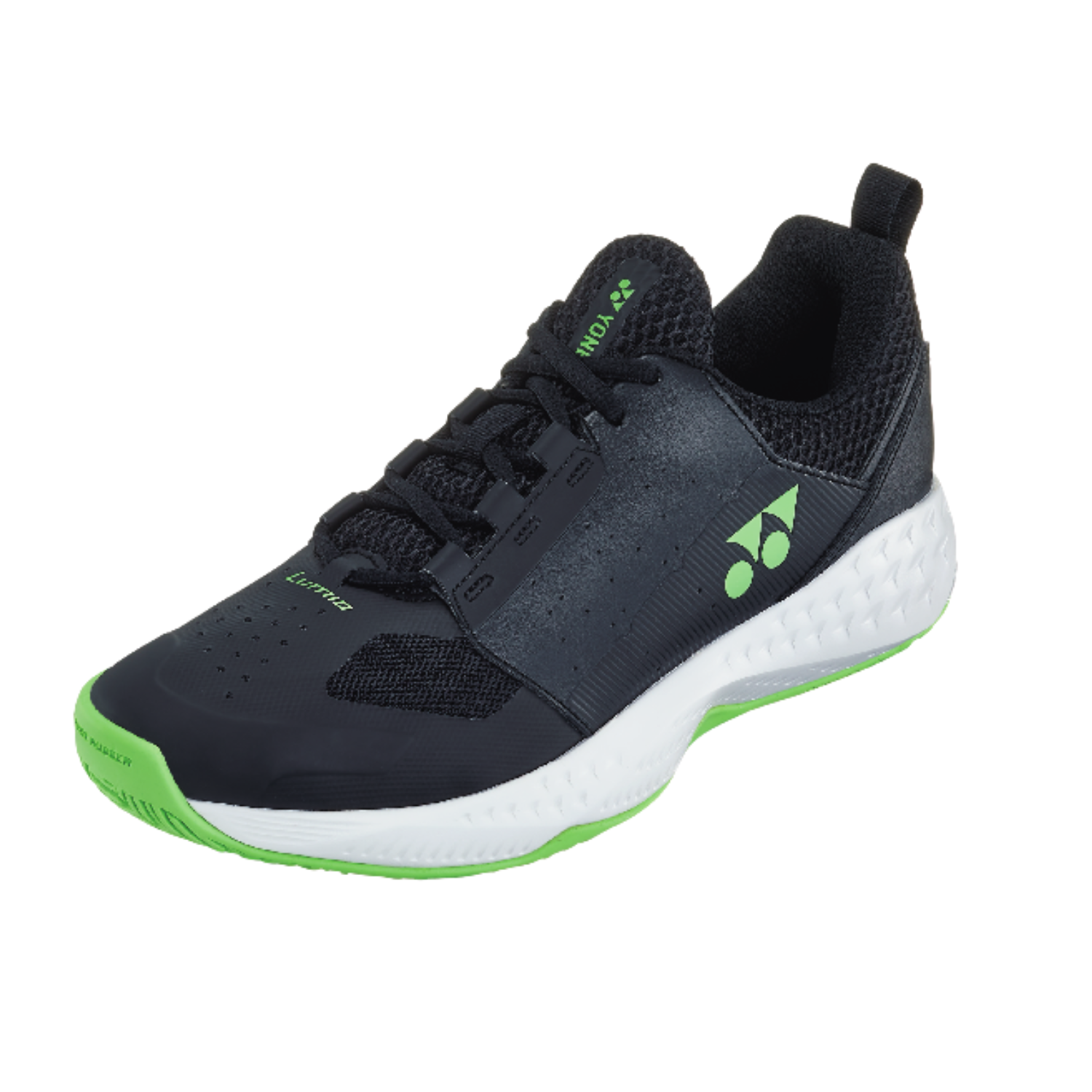 Yonex SHT Lumio 4 Tennis Shoes Mens (Black/Lime Green)