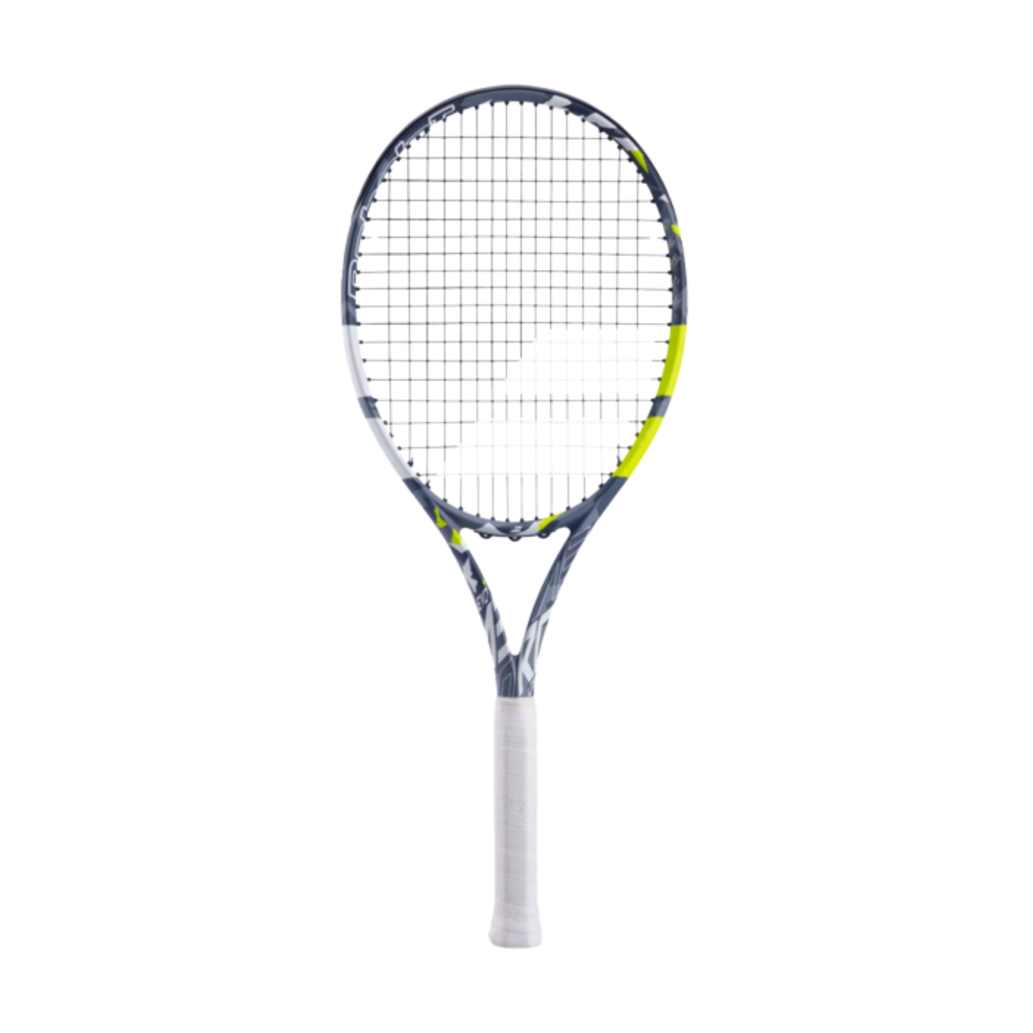 Babolat Evo Aero Lite 102in² (Grey/Yellow/White) Tennis Racket 260g - Strung