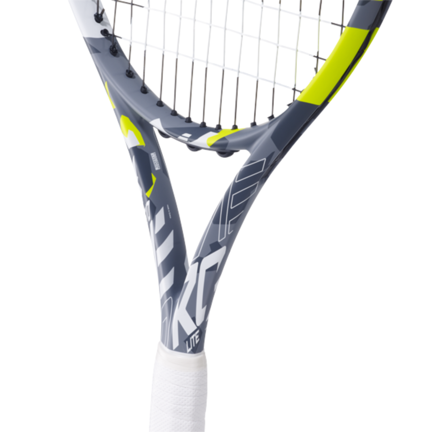 Babolat Evo Aero Lite 102 260g Strung Tennis Racket (Grey/Yellow)