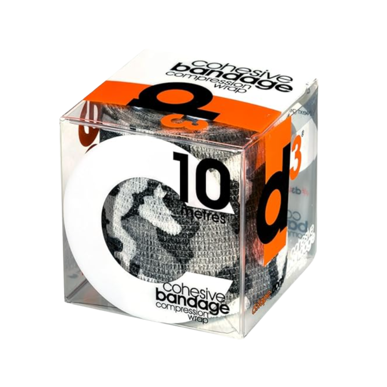 D3 Cohesive Bandage Compression Wrap (Grey Camo)