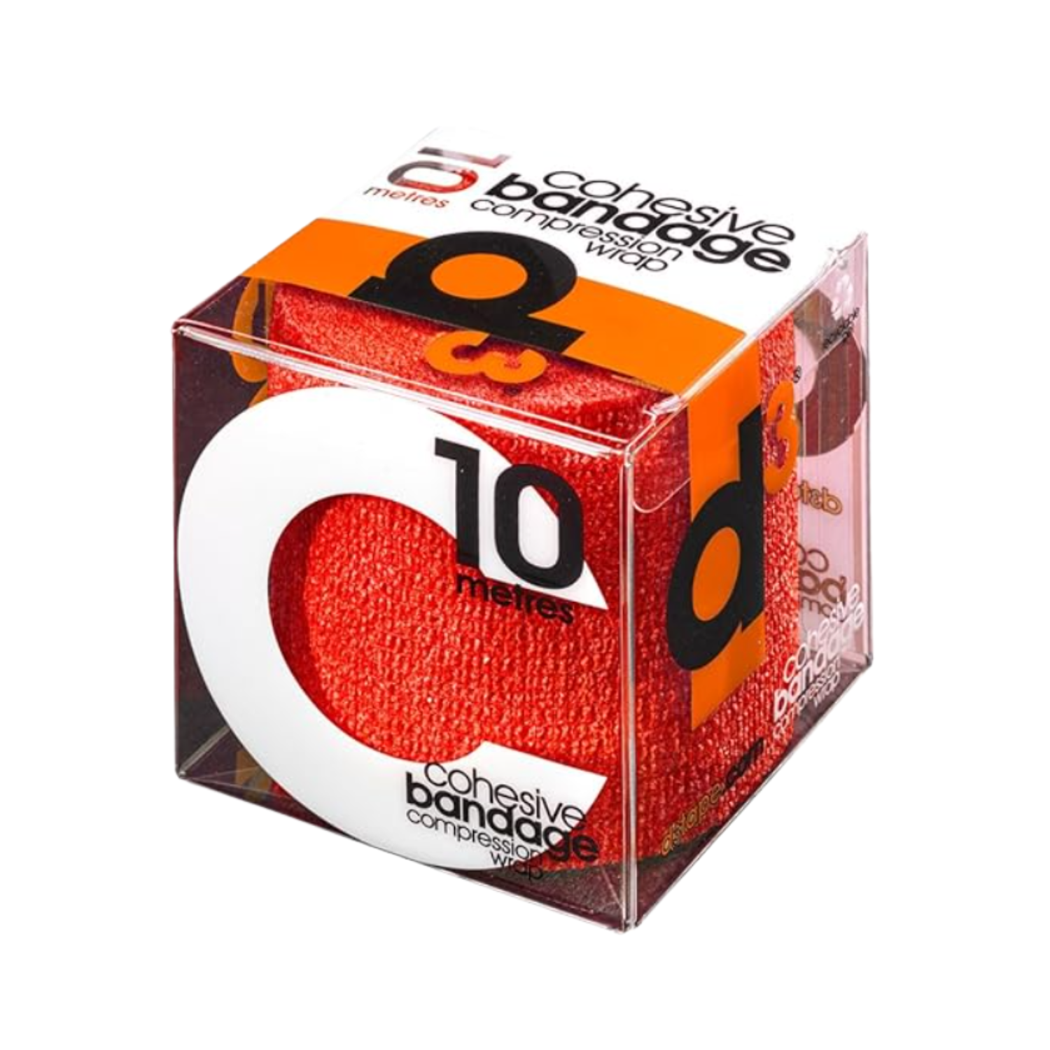 D3 Cohesive Bandage Compression Wrap (Red)