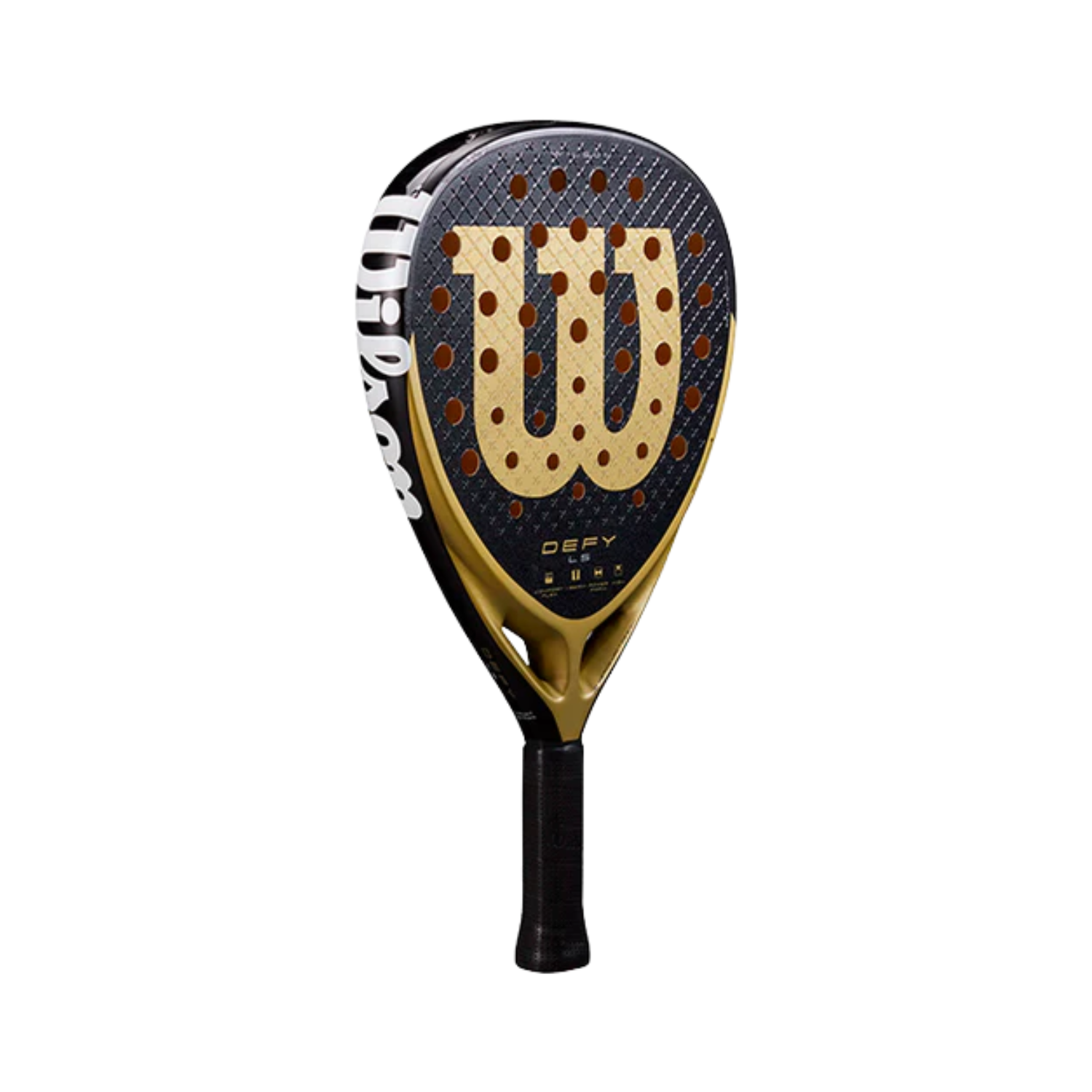 Wilson Defy LS V1 Padel Racket - Black/Gold