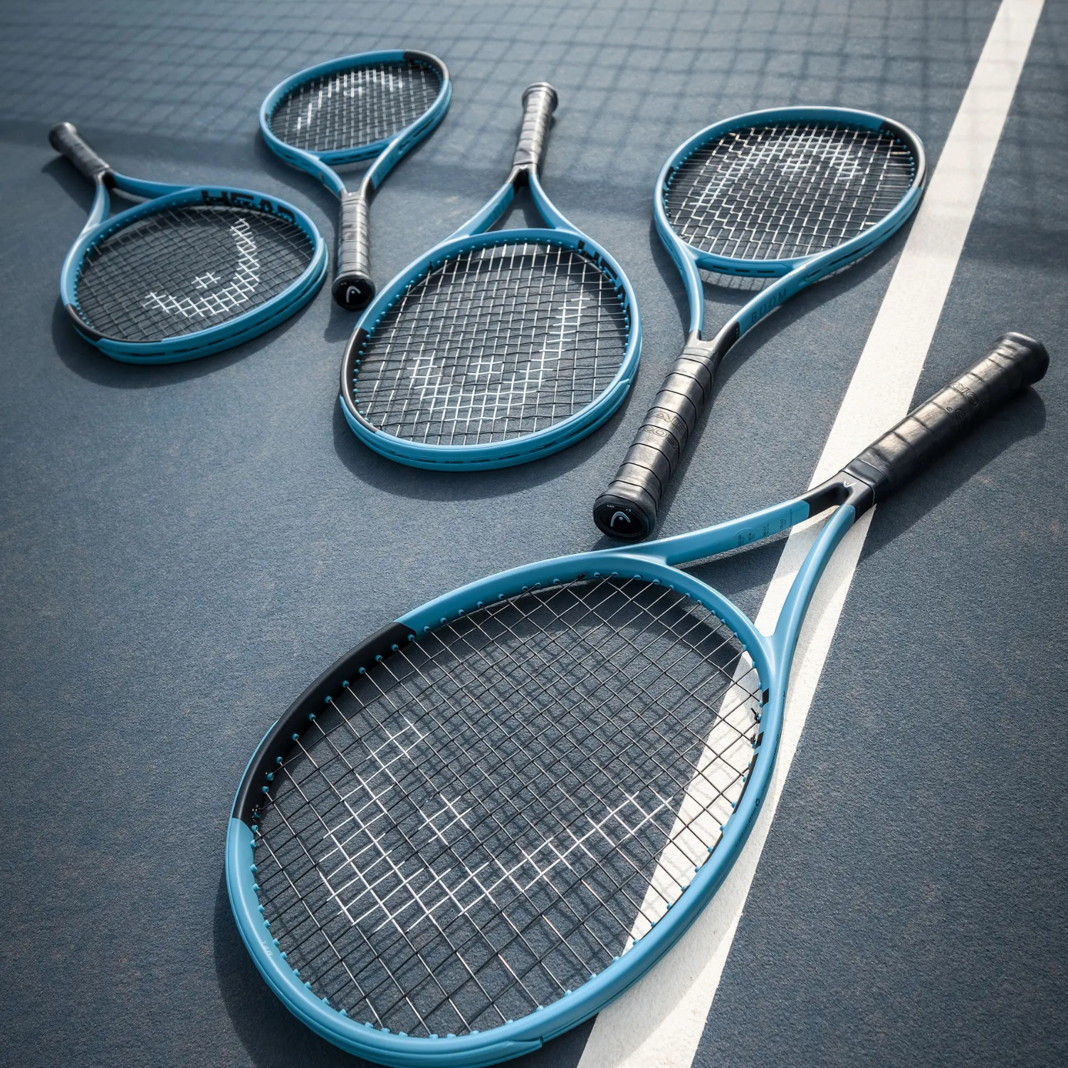 Head Boom MP UL 2026 Strung Tennis Racquet - Ski Blue Tennis Rackets Head