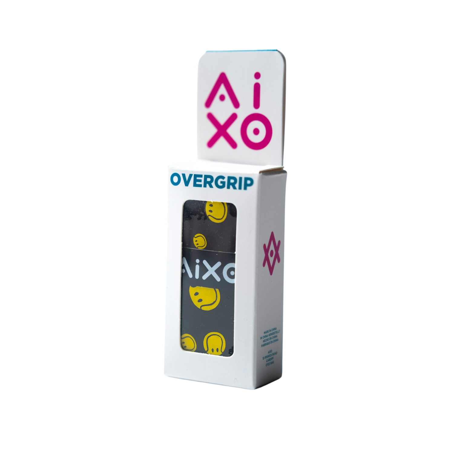 Aixo Smiley Ball Dry Overgrip Pink Overgrips Aixo