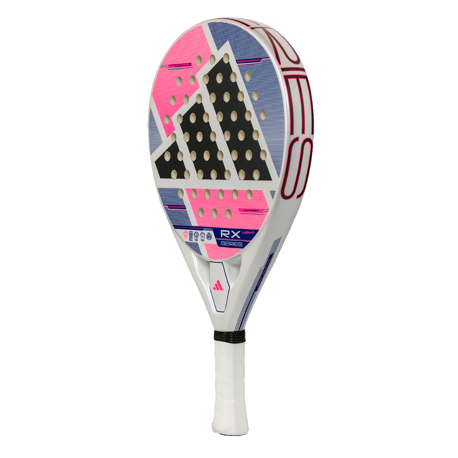 Adidas RX Series Light 2026 Padel Racket - White/Pink