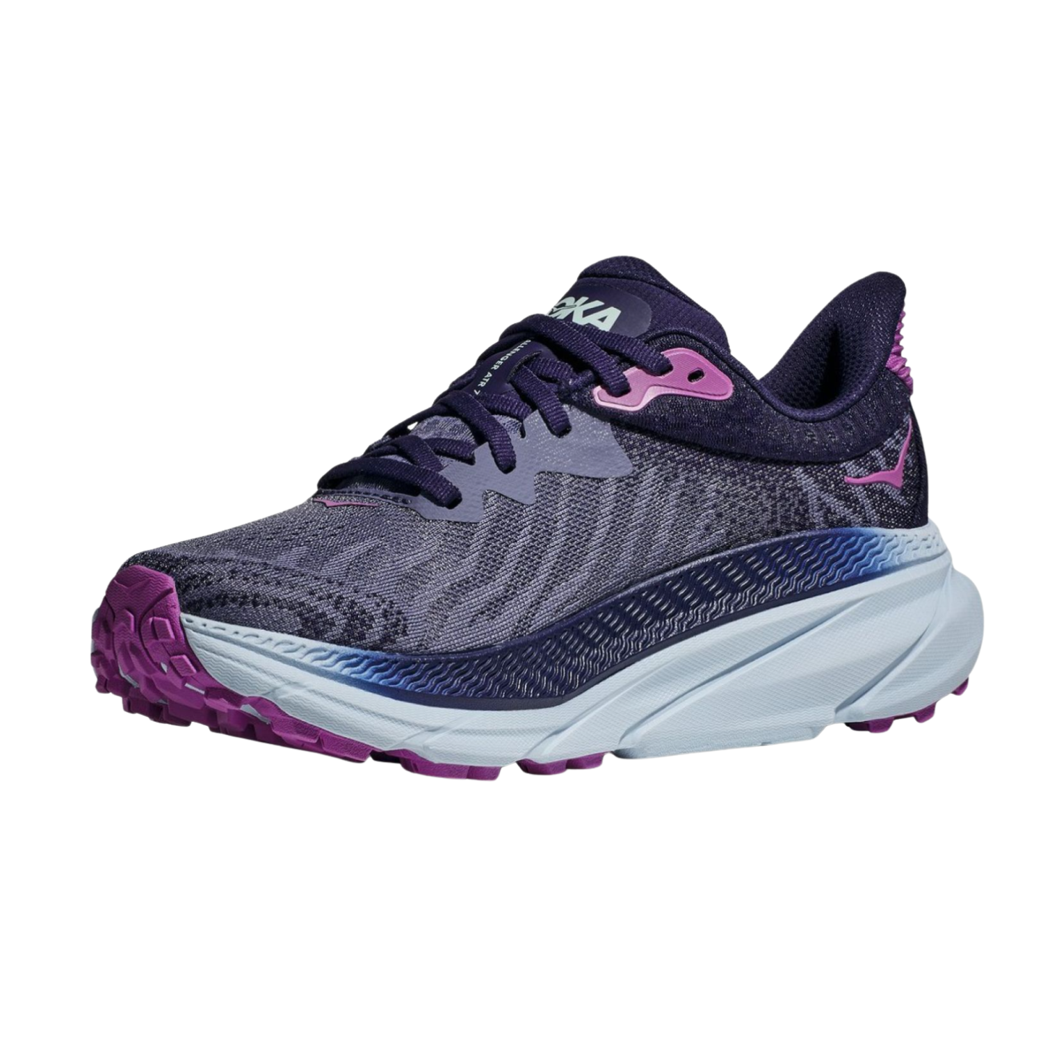 Hoka Challenger ATR 7 Wide Running Shoes Women - Purple