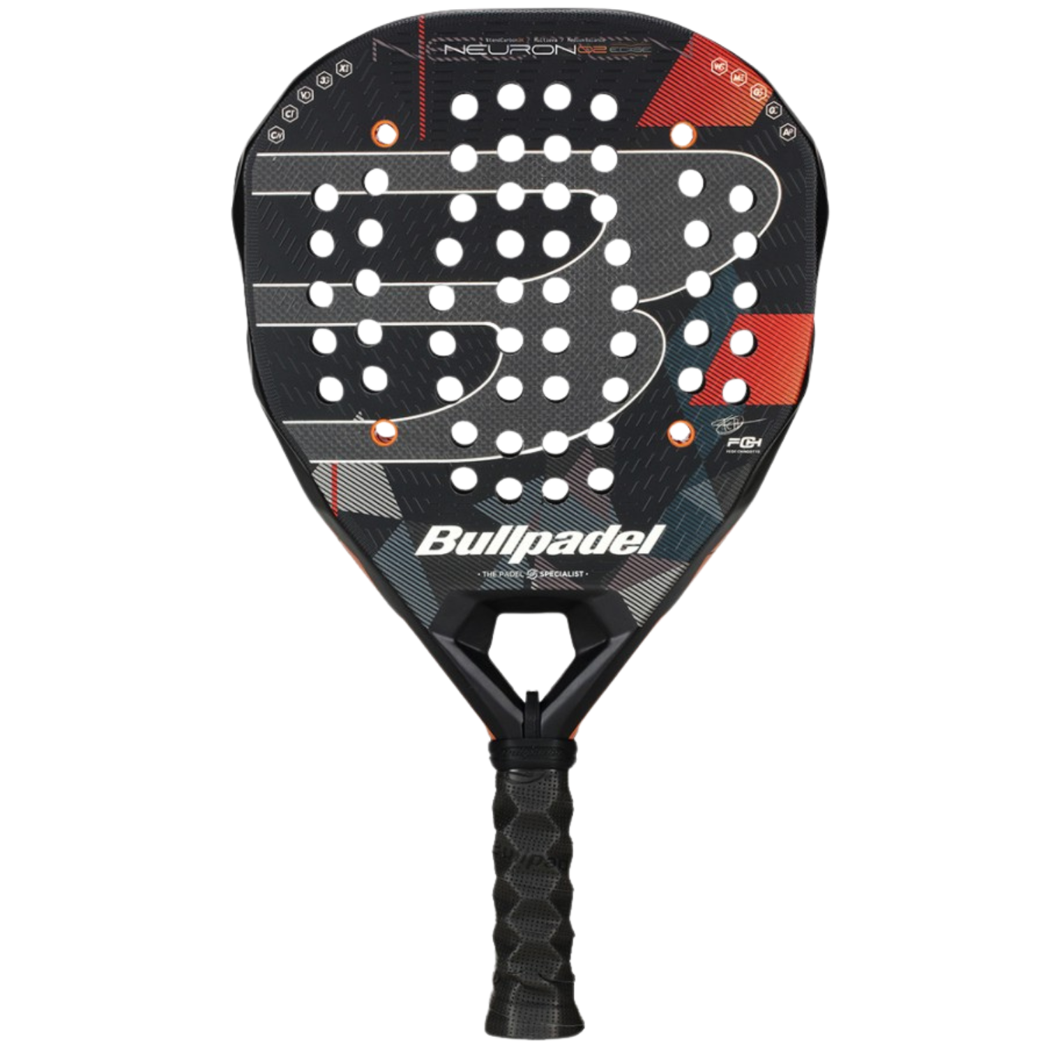 BullPadel Neuron 02 Edge 26 Padel Racket - Black