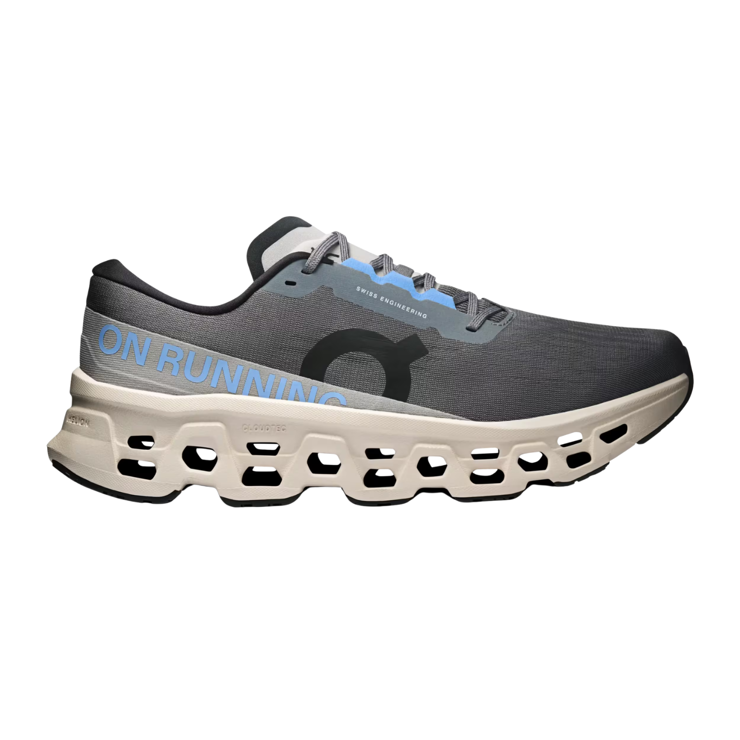 On Running Cloudmonster 3 Running Shoe Men - Rock/Silver Running Shoes On Running