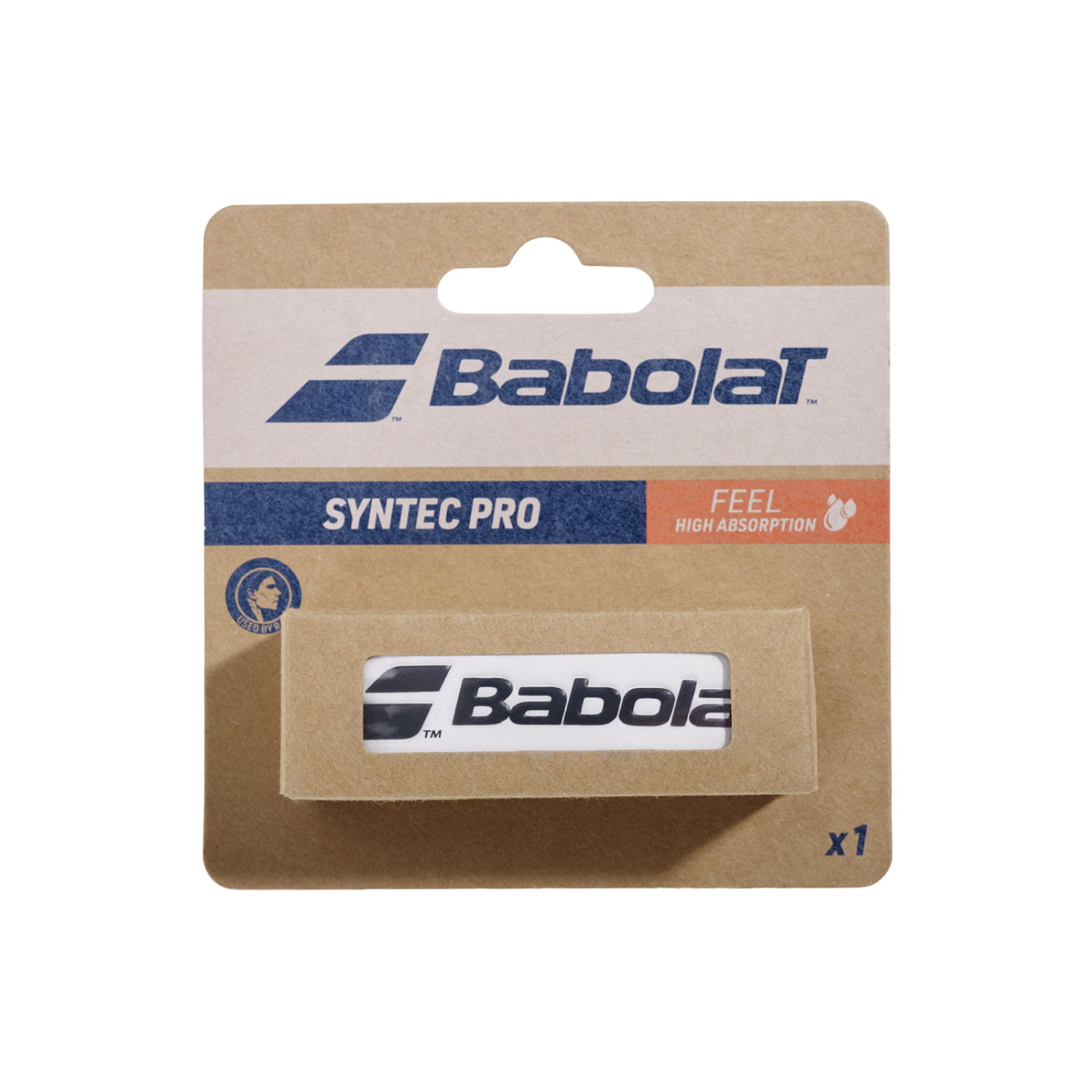 Babolat Syntec Pro Replacement Grip (Single) - Black/Yellow Replacement Grips Babolat