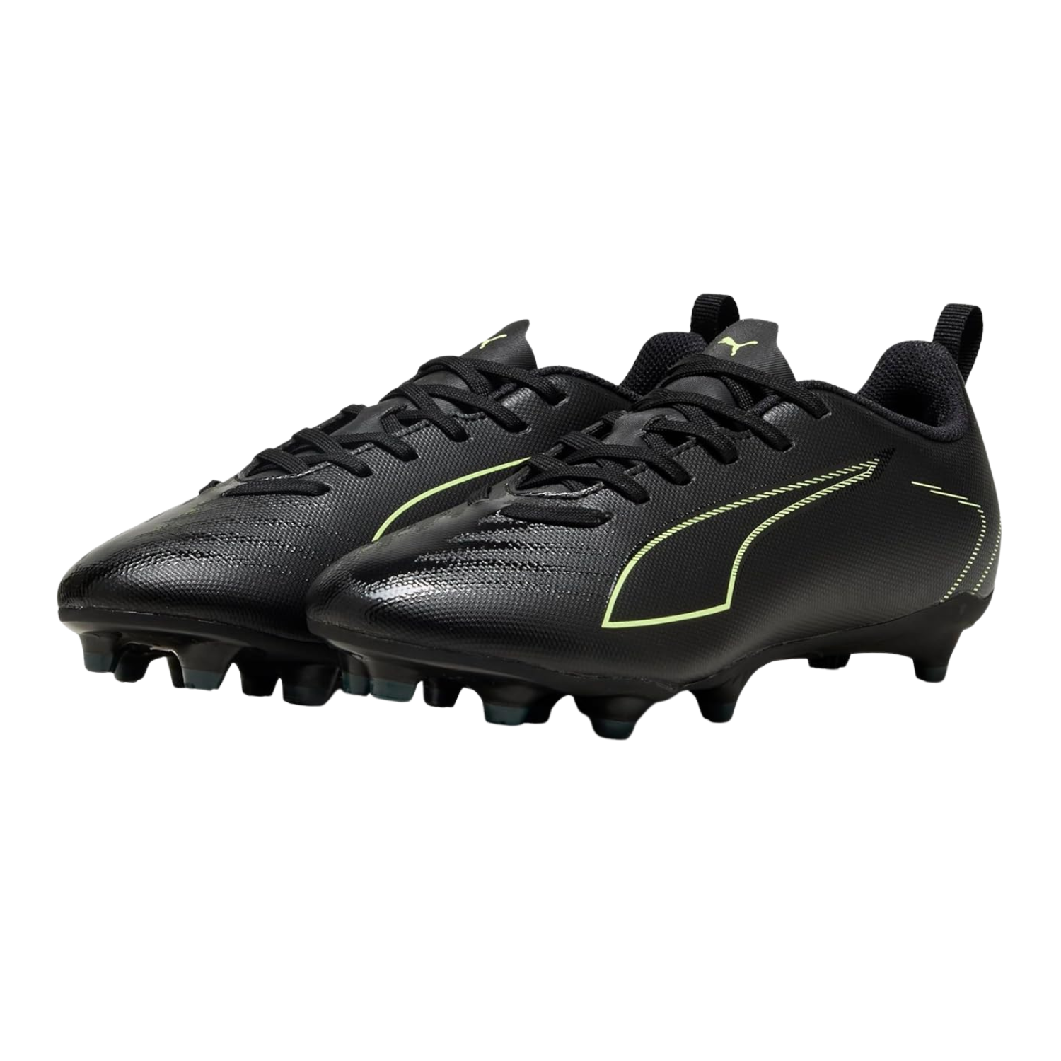 Puma Ultra 6 Play FG/AG Football Boots Junior - Puma Black/Green shoes Puma