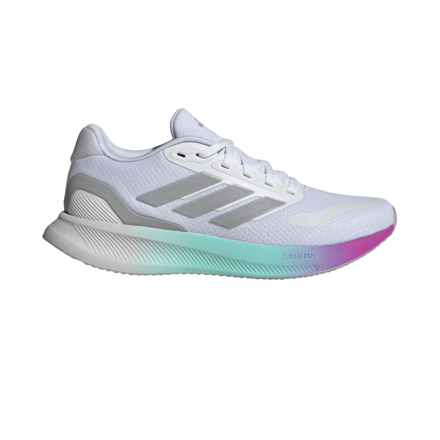 Adidas Runfalcon 5 Running Shoe Women - White/Silver/Black