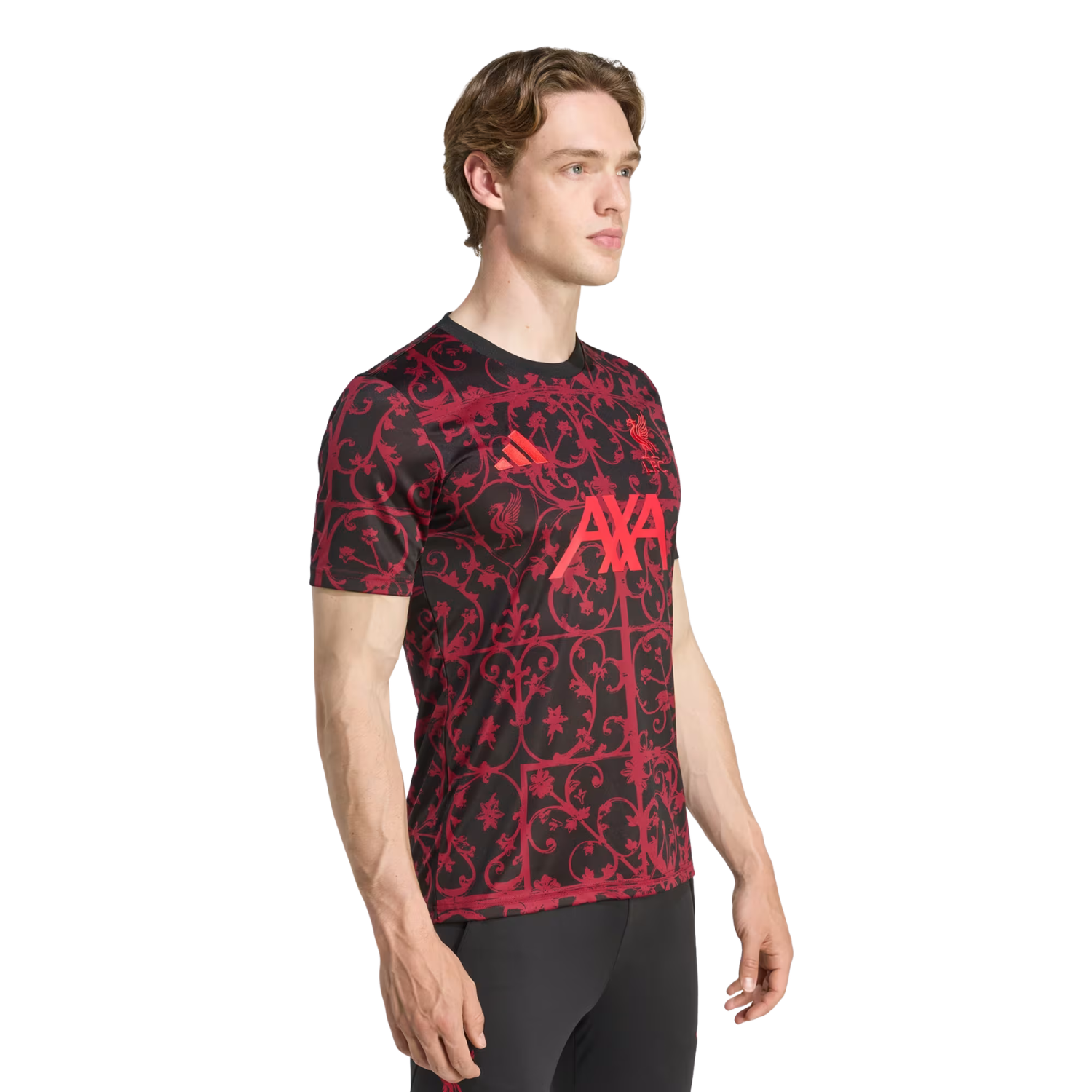 Adidas Liverpool F.C. 25/26 Pre-Match T- Shirt Men - Black/Purple