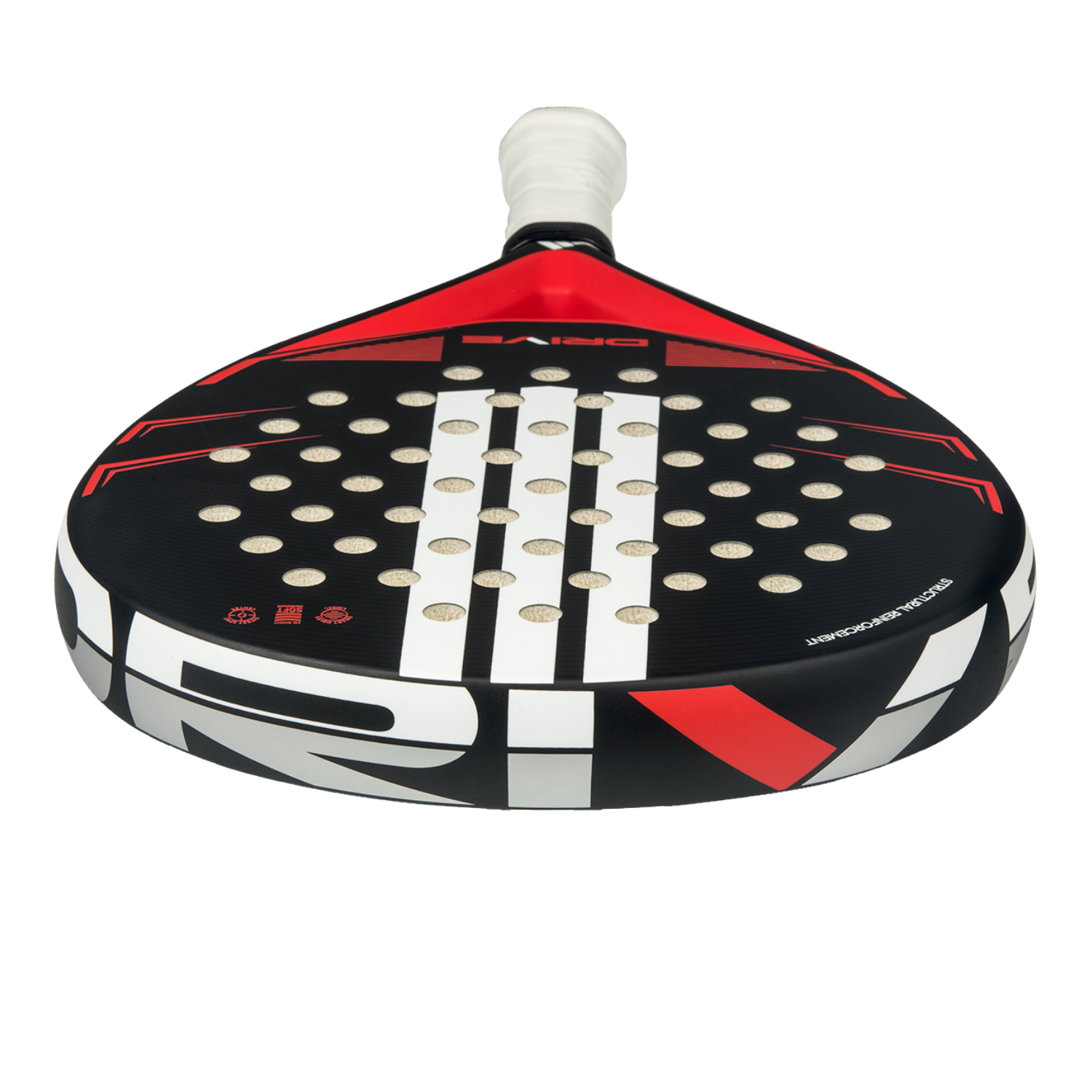 Adidas Drive Black 2026 Padel Racket - Black/Red