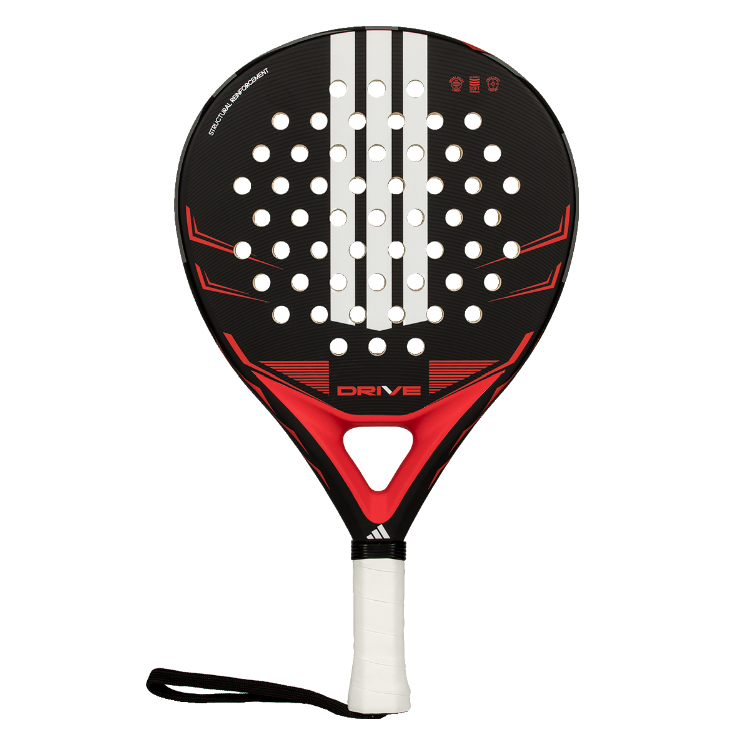 Adidas Drive Black 2026 Padel Racket - Black/Red