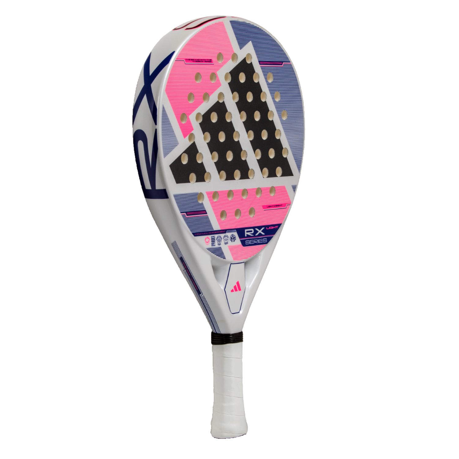 Adidas RX Series Light 2026 Padel Racket - White/Pink