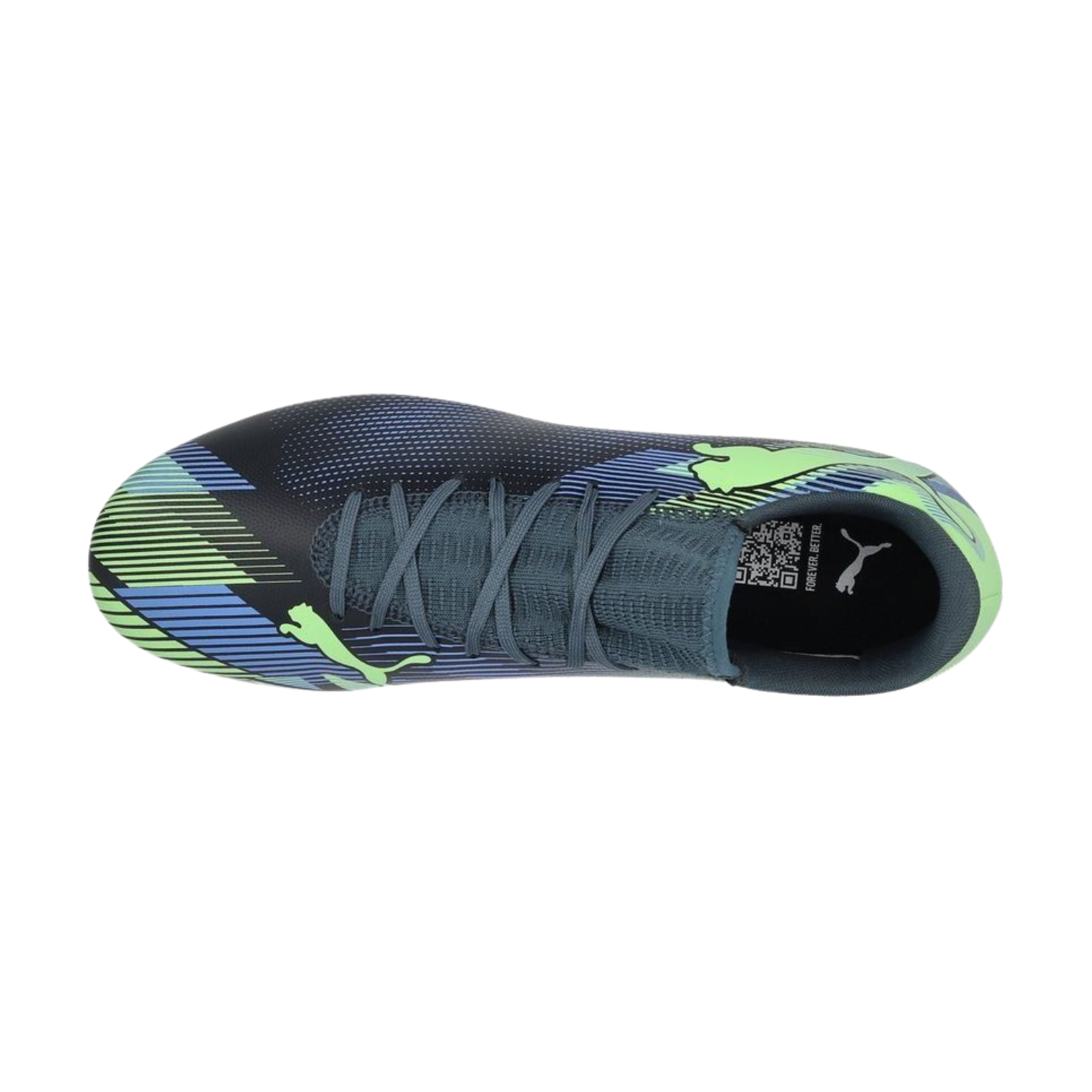 Puma Future 7 Play FG/AG Football Boots Unisex - Gray Skies/Elektro Purple/Fizzy Apple/Puma White