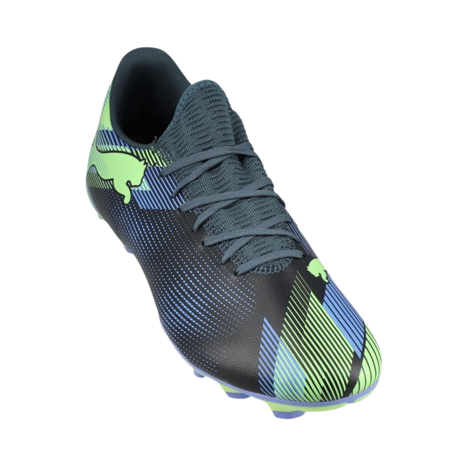 Puma Future 7 Play FG/AG Football Boots Unisex - Gray Skies/Elektro Purple/Fizzy Apple/Puma White