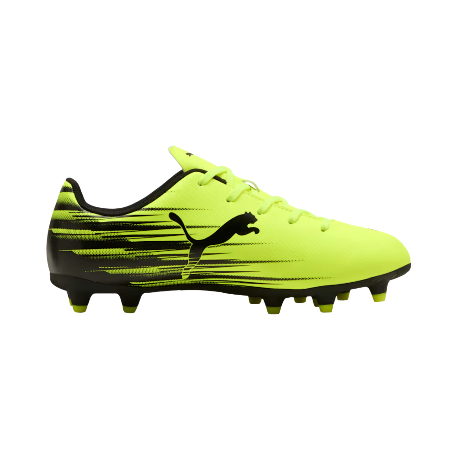 Puma Attacanto II FG/AG Football Boots Junior - Yellow Alert/ Black