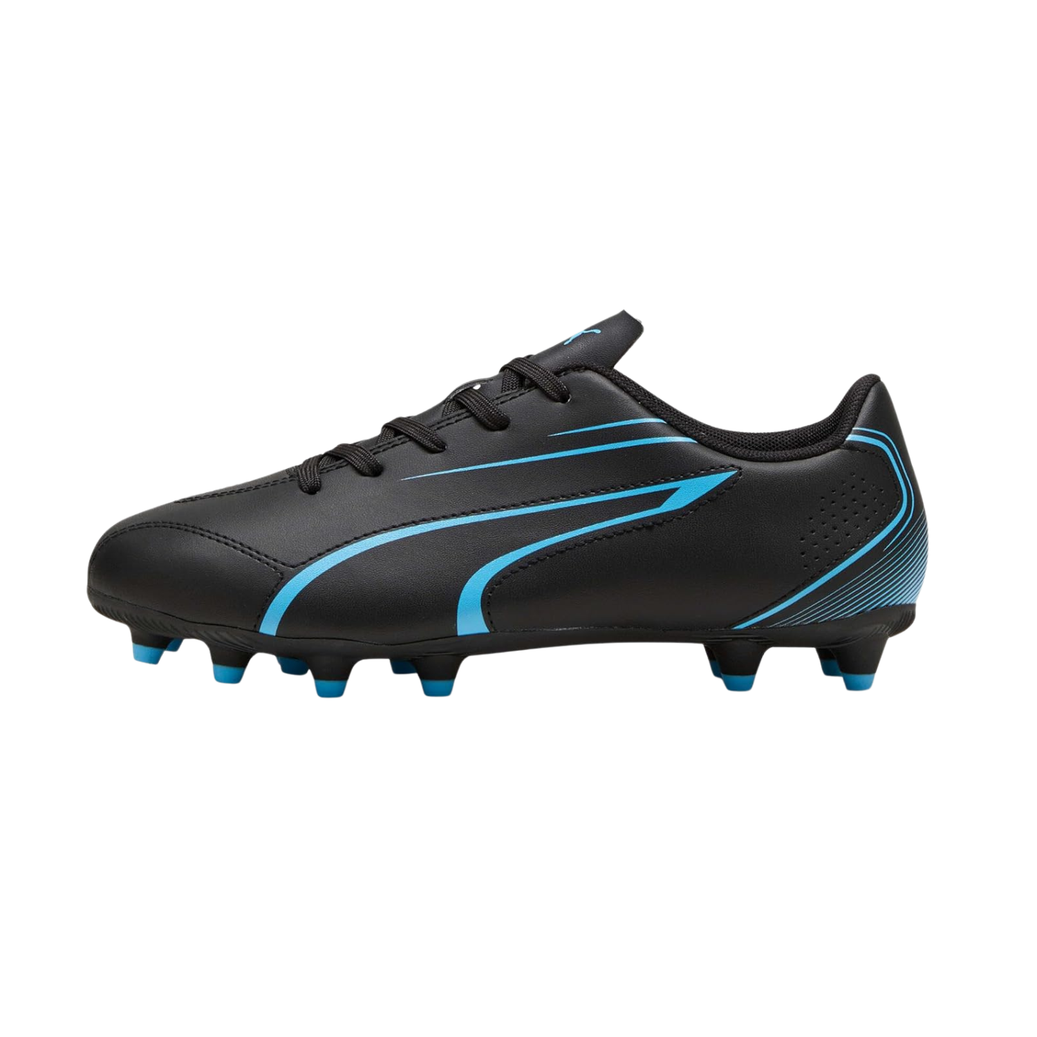 Puma Vitoria FG/AG Football Boots Unisex - Puma Black/ Luminous Blue 107483-05