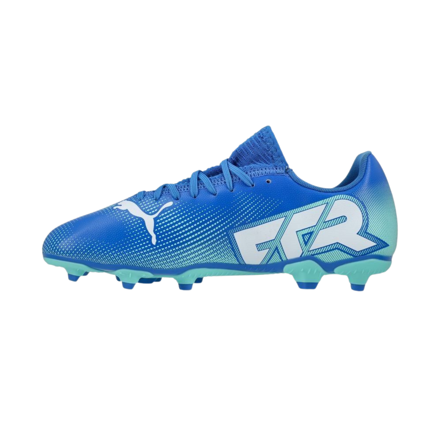 Puma Future 7 Play FG/AG Football Boots Unisex - Hyperlink Blue/Mint/Puma White (107939)